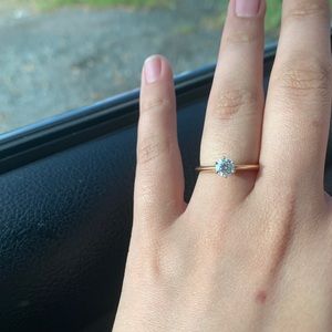 Tiffany & Co 18kt Rose Gold Engagement Ring